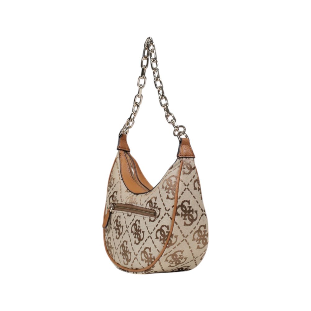 Guess Beige Polyester Handbag - Beyzy Store - Guess