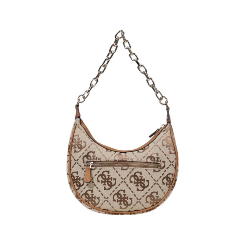 Guess Beige Polyester Handbag - Beyzy Store - Guess