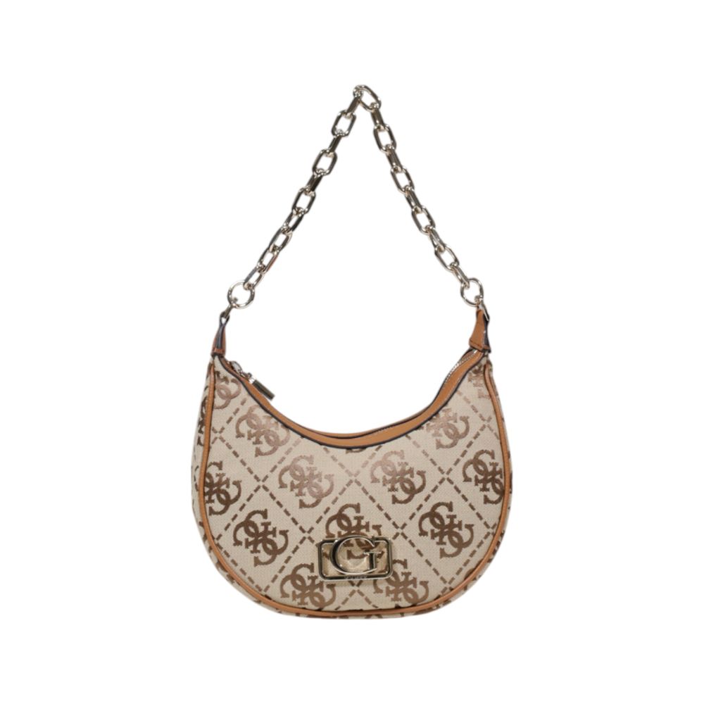 Guess Beige Polyester Handbag - Beyzy Store - Guess
