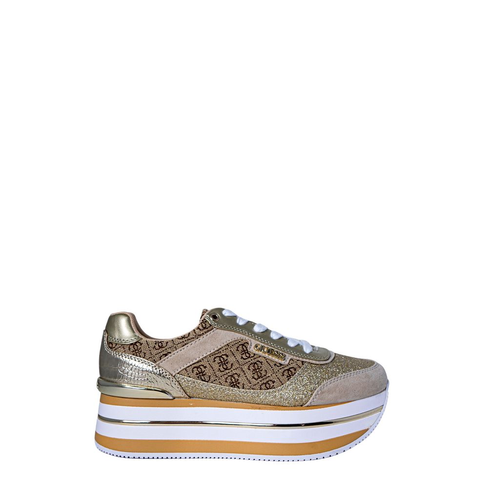 Guess Beige Polyester Sneaker - Beyzy Store - Guess