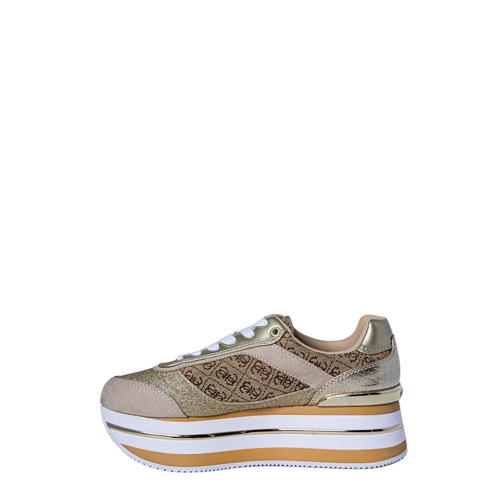 Guess Beige Polyester Sneaker - Beyzy Store - Guess
