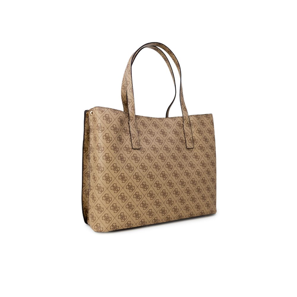 Guess Beige Polyethylene Handbag - Beyzy Store - Guess