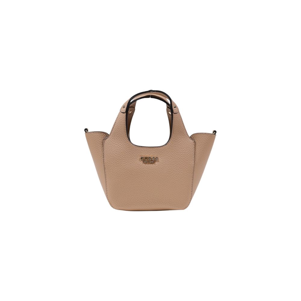 Guess Beige Polyethylene Handbag - Beyzy Store - Guess