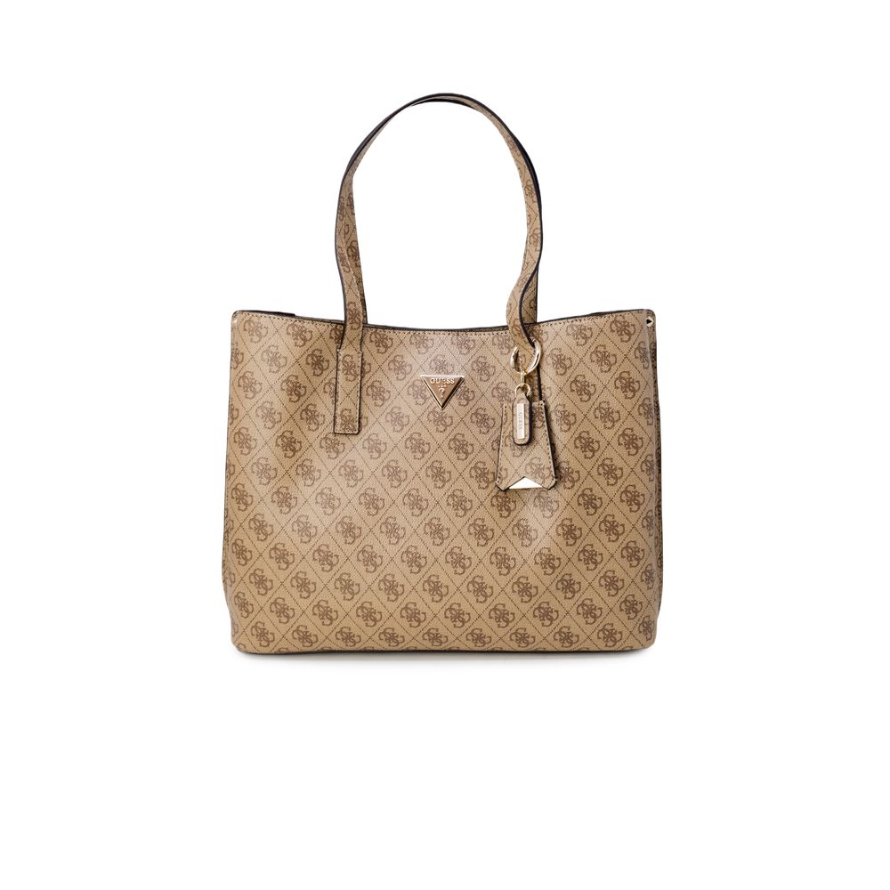 Guess Beige Polyethylene Handbag - Beyzy Store - Guess