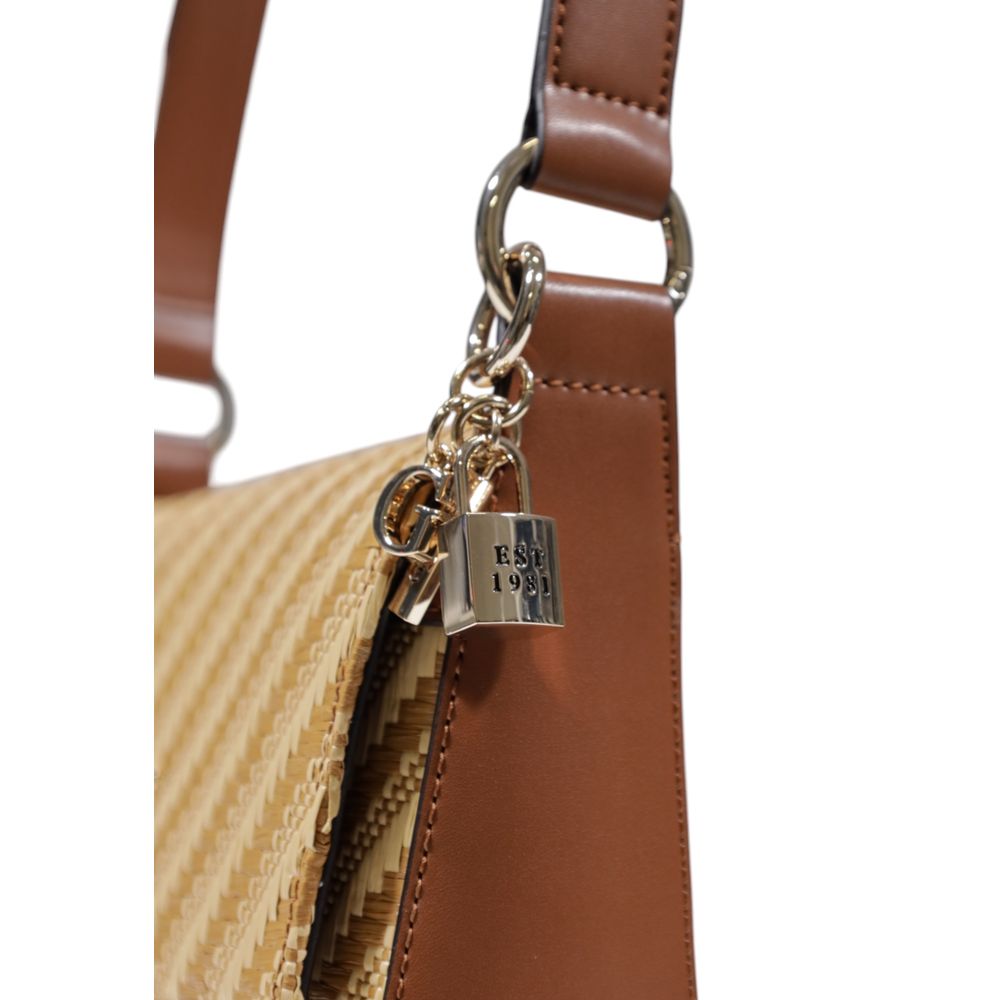 Guess Beige Polypropylene Handbag - Beyzy Store - Guess
