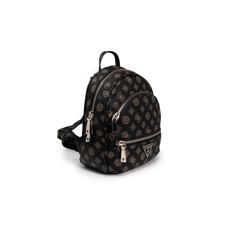 Guess Brown Polyethylene Backpack - Beyzy Store - Guess