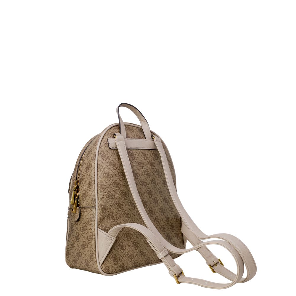 Guess Brown Polyethylene Backpack - Beyzy Store - Guess