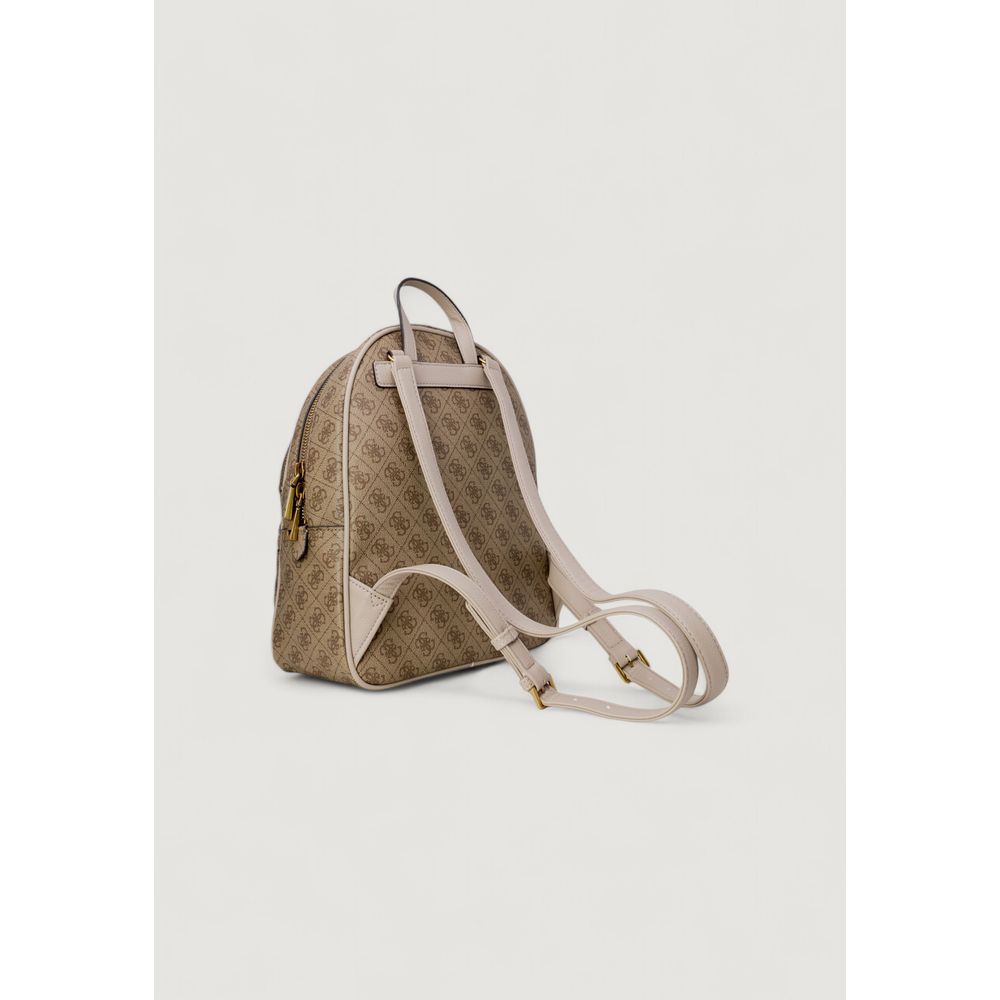 Guess Brown Polyethylene Backpack - Beyzy Store - Guess
