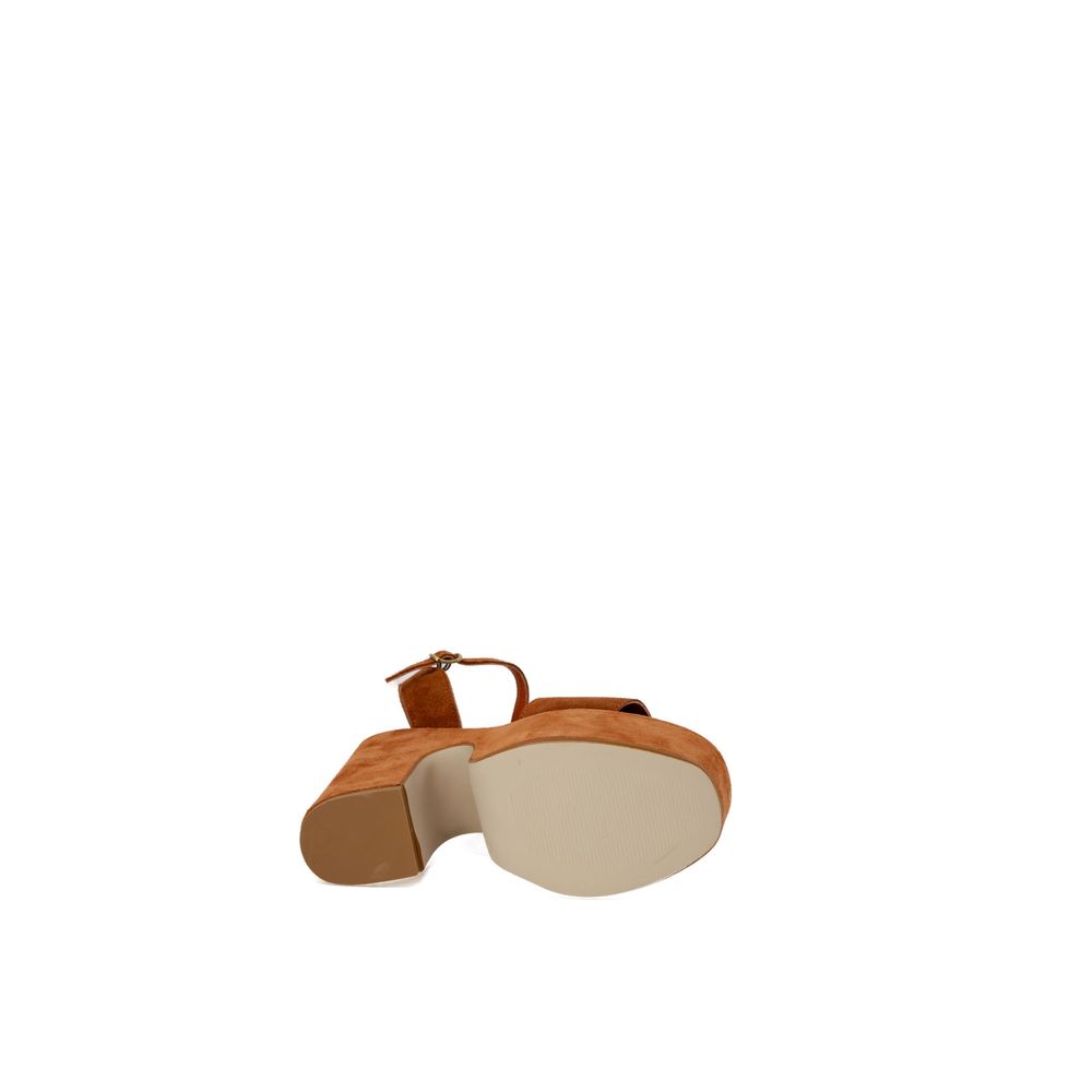 Guess Brown Suede Leather High Heel - Beyzy Store - Guess