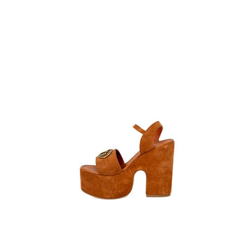 Guess Brown Suede Leather High Heel - Beyzy Store - Guess