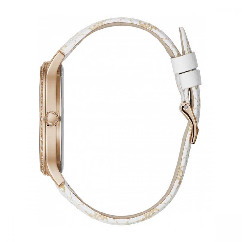 Guess White Leather Watch - Beyzy Store - Guess