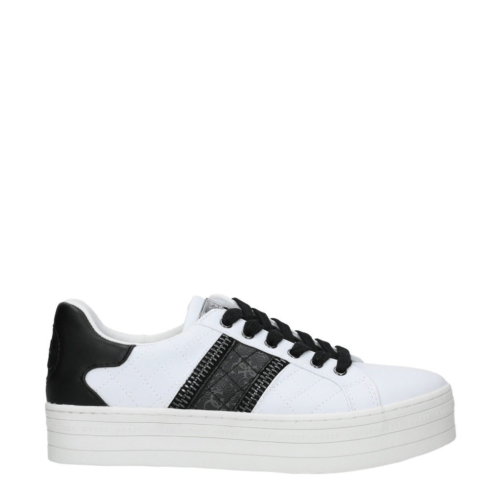 Guess White Polyethylene Sneakers - Beyzy Store - Guess