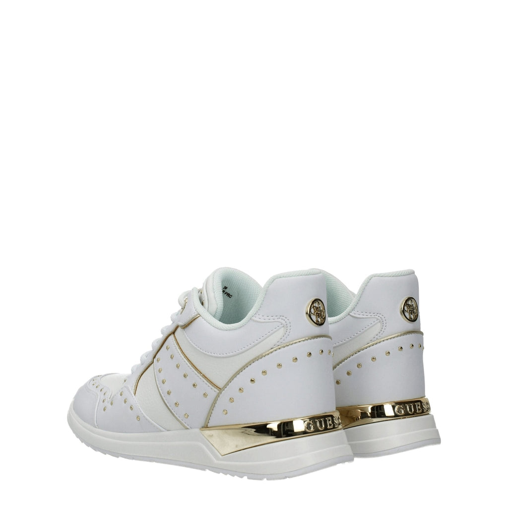 Guess White Polyethylene Sneakers - Beyzy Store - Guess