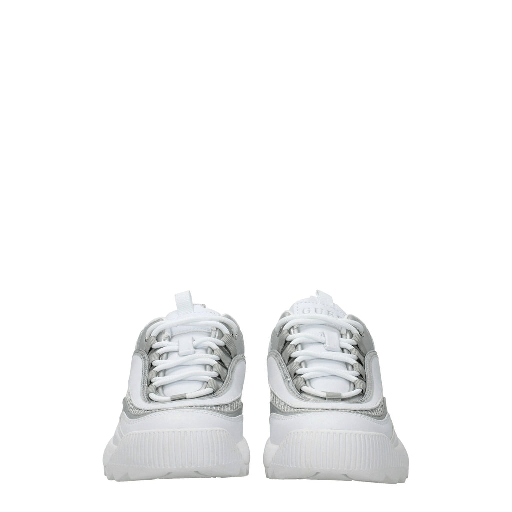 Guess White Polyethylene Sneakers - Beyzy Store - Guess