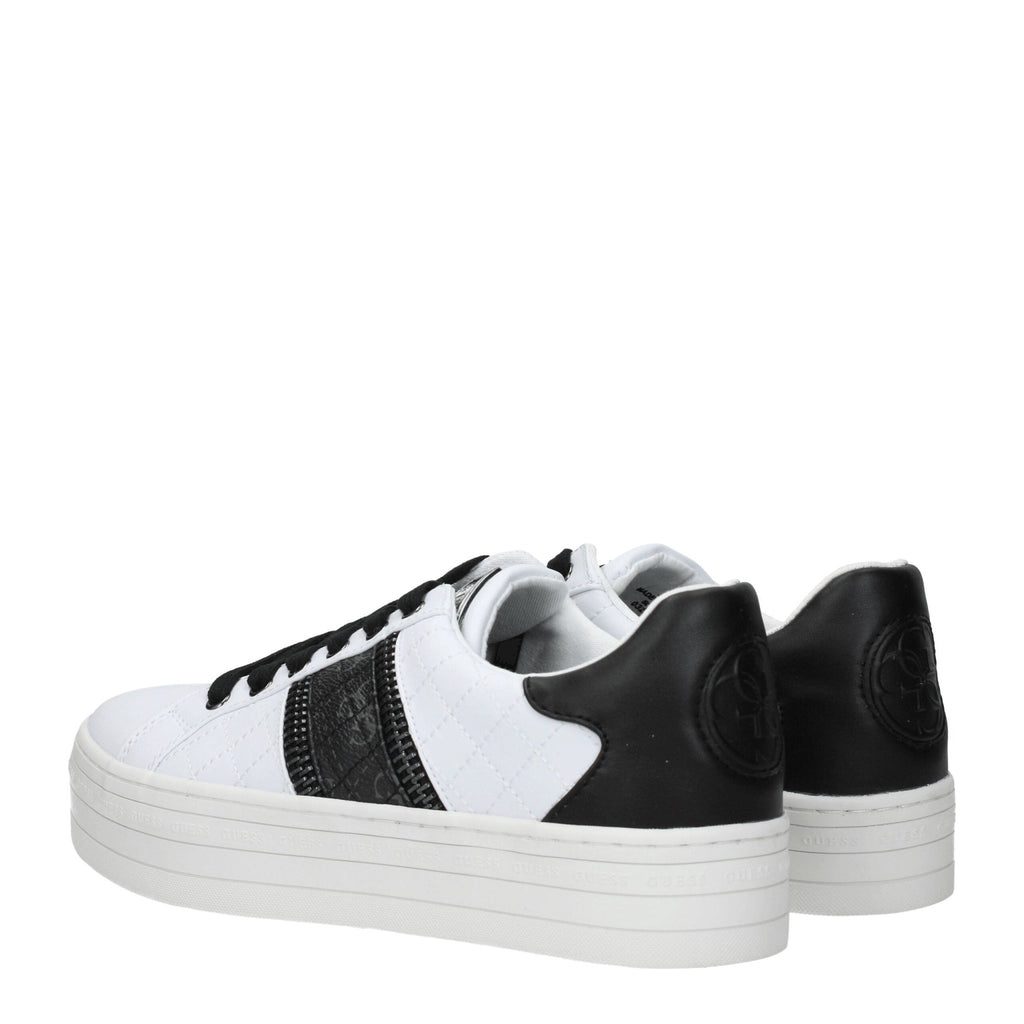 Guess White Polyethylene Sneakers - Beyzy Store - Guess