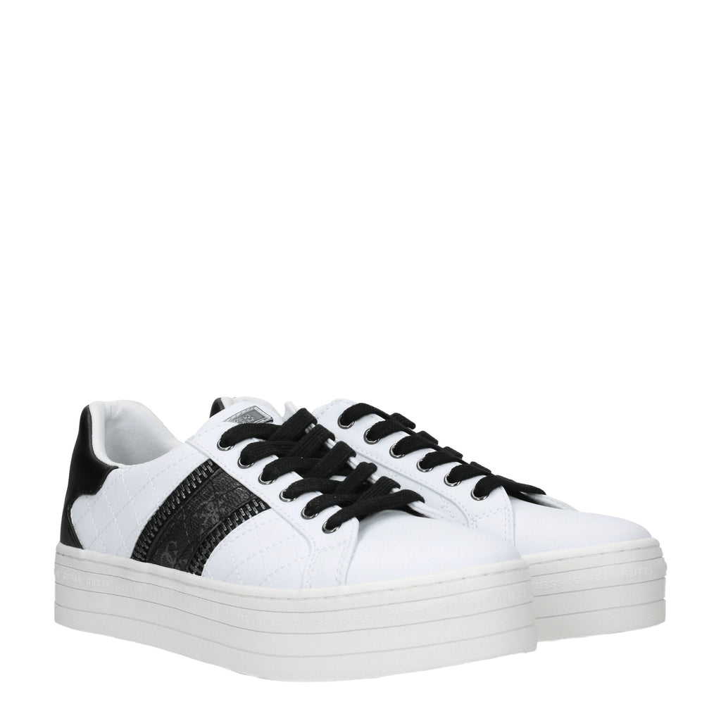 Guess White Polyethylene Sneakers - Beyzy Store - Guess
