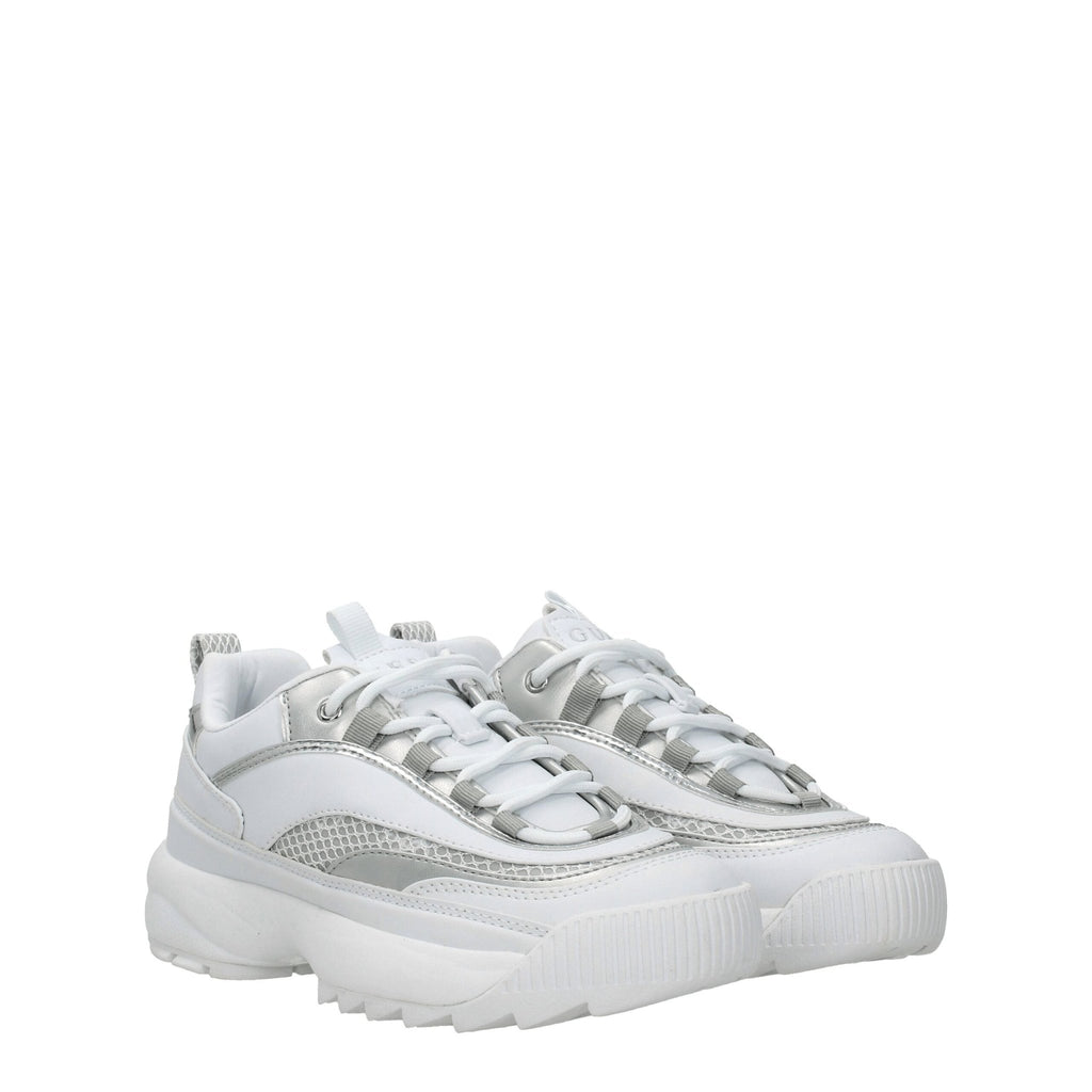 Guess White Polyethylene Sneakers - Beyzy Store - Guess