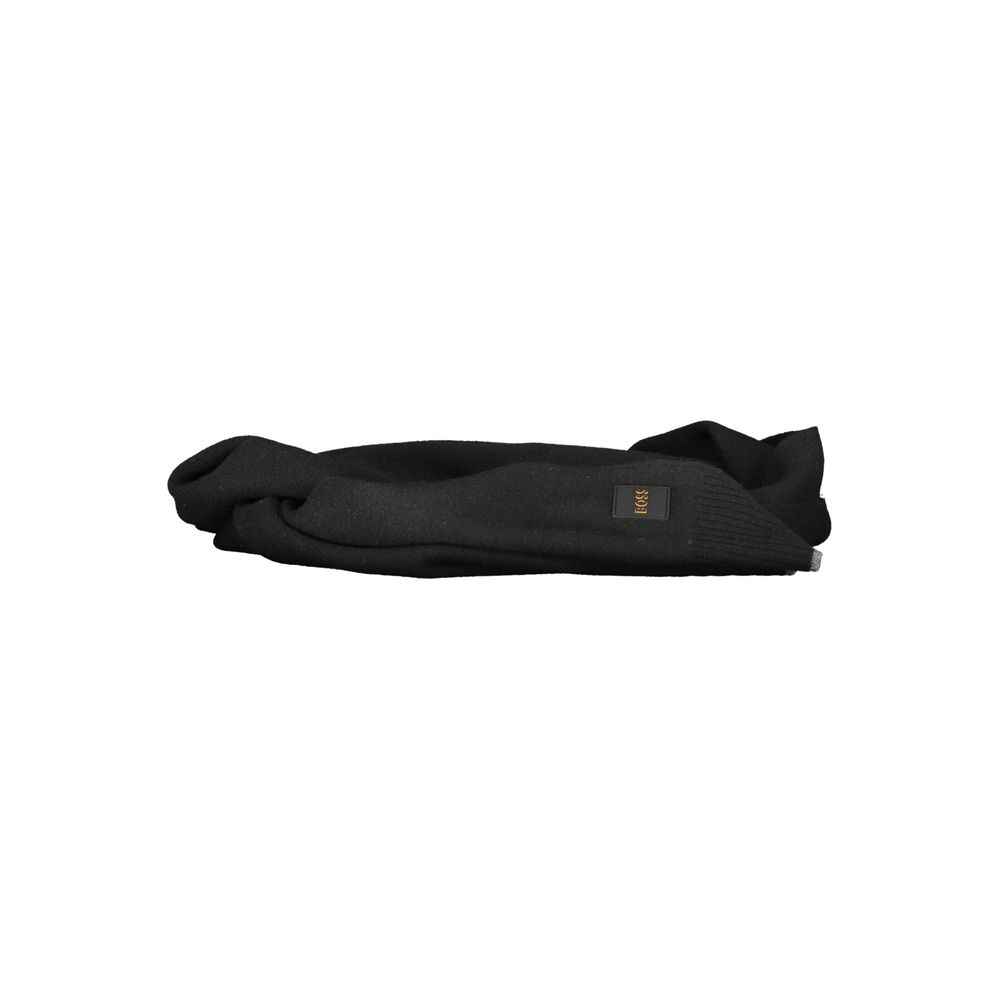 Hugo Boss Black Wool Men Scarf - Beyzy Store - Hugo Boss