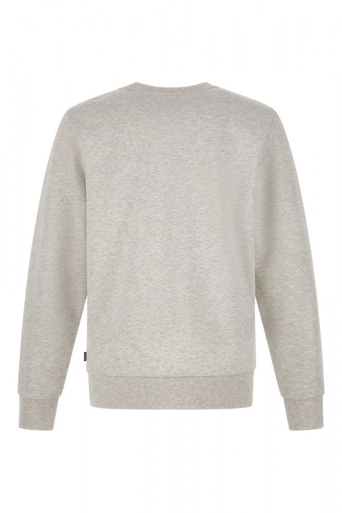 Hugo Boss Elegant Grey Round Neck Cotton Sweatshirt - Beyzy Store - Hugo Boss