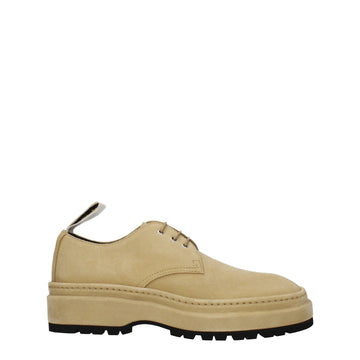 Jacquemus Beige Leather Oxfords And Derby - Beyzy Store - Jacquemus