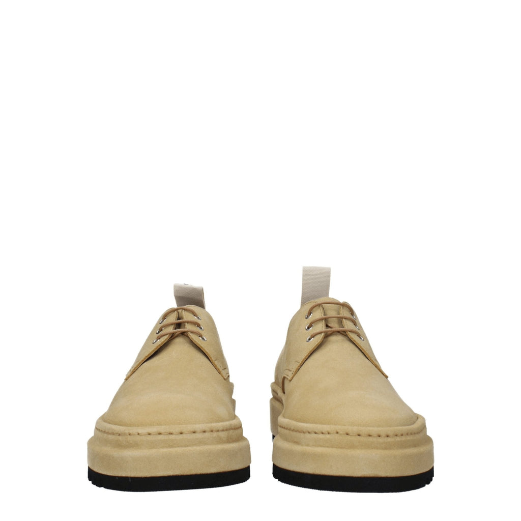 Jacquemus Beige Leather Oxfords And Derby - Beyzy Store - Jacquemus