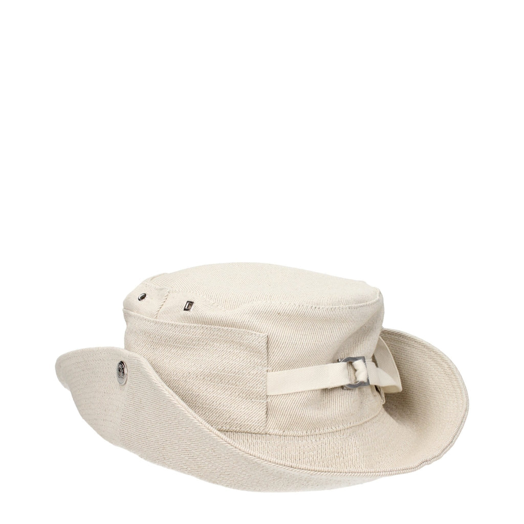 Jacquemus Beige Linen Bucket Hats - Beyzy Store - Jacquemus
