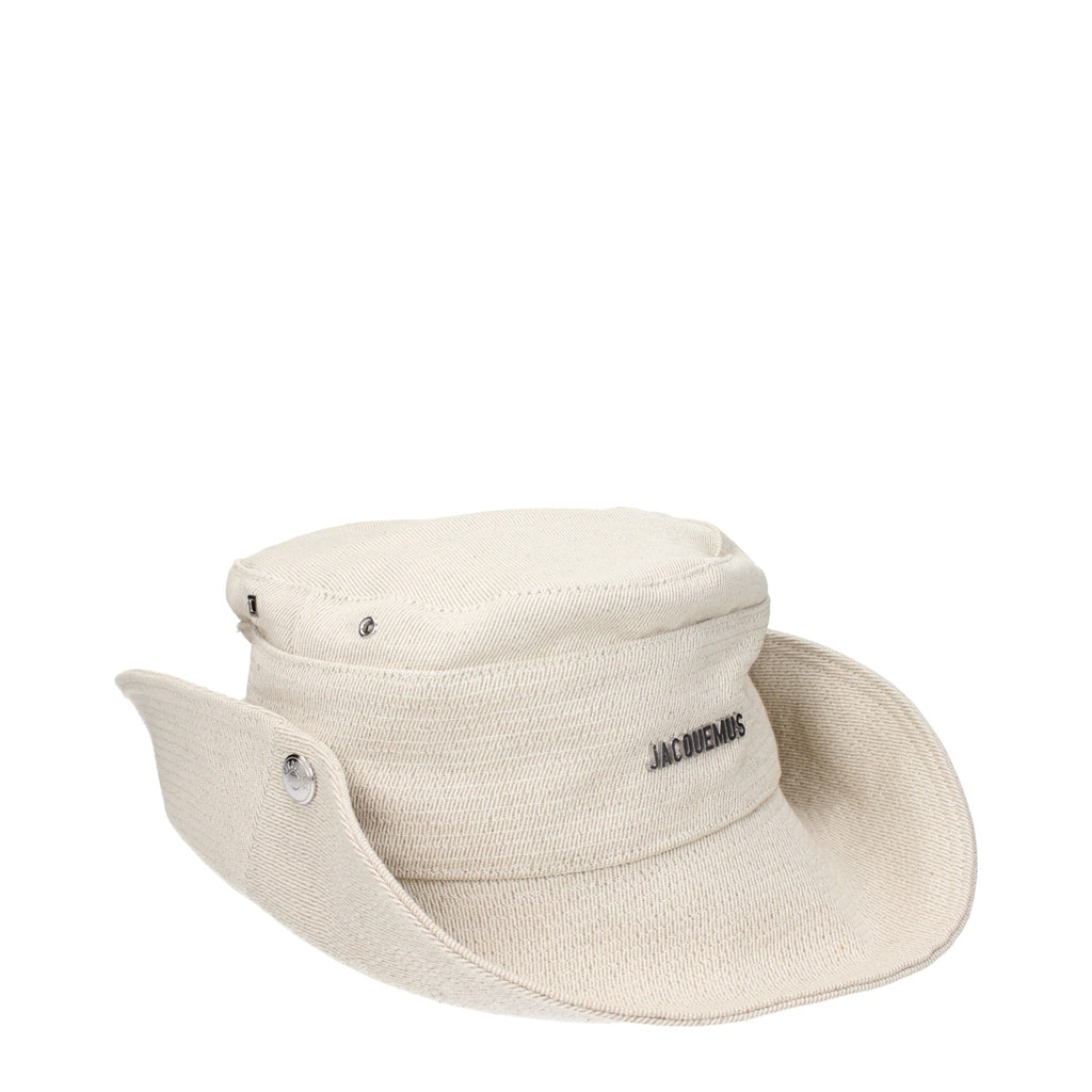 Jacquemus Beige Linen Bucket Hats - Beyzy Store - Jacquemus