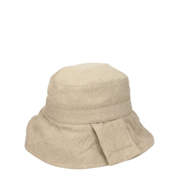 Jacquemus Beige Linen Hat - Beyzy Store - Jacquemus