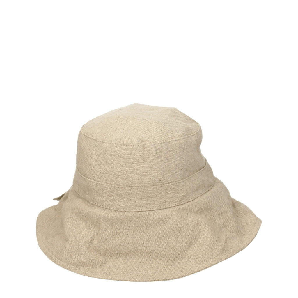 Jacquemus Beige Linen Hat - Beyzy Store - Jacquemus