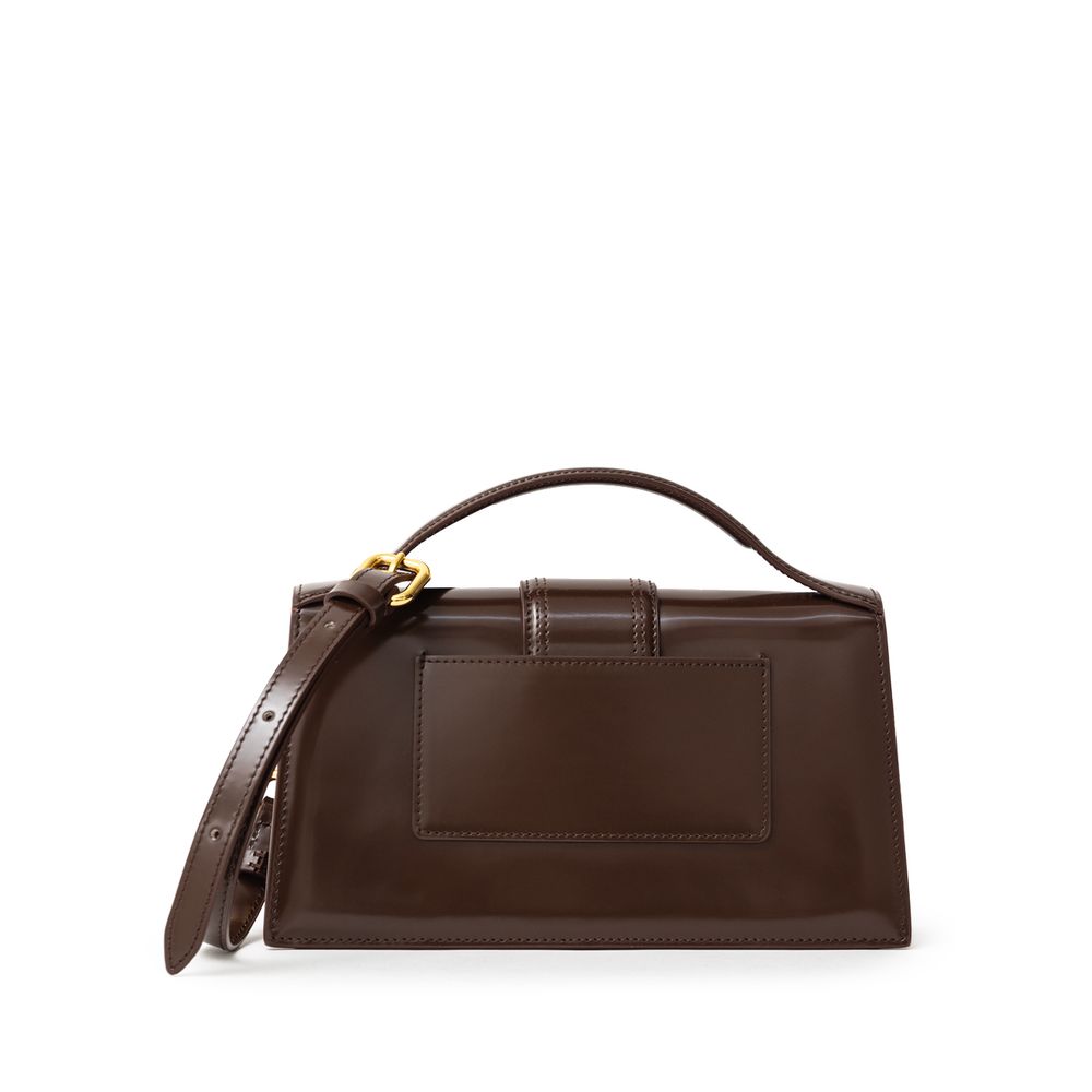 Jacquemus Brown Leather Le Grand Bambino Handbag - Beyzy Store - Jacquemus