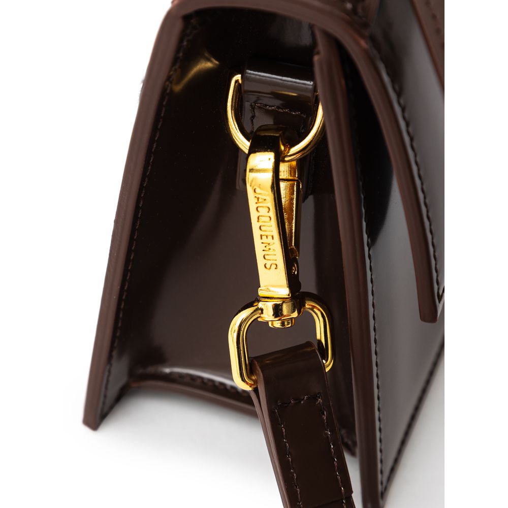 Jacquemus Brown Leather Le Grand Bambino Handbag - Beyzy Store - Jacquemus