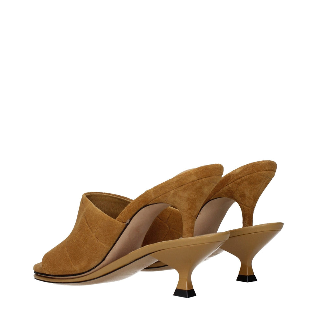 Jacquemus Brown Leather Stiletto Heels Sandals - Beyzy Store - Jacquemus