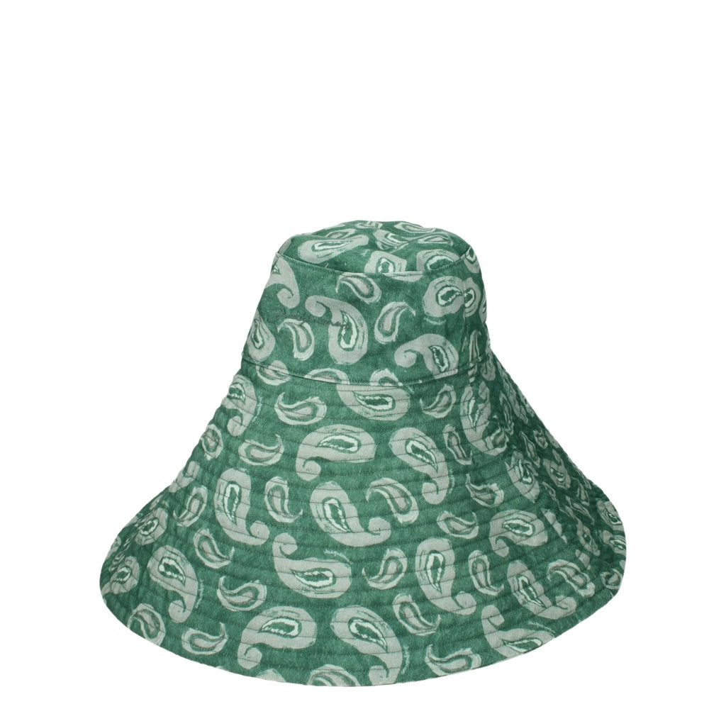 Jacquemus Green Cotton Hat - Beyzy Store - Jacquemus