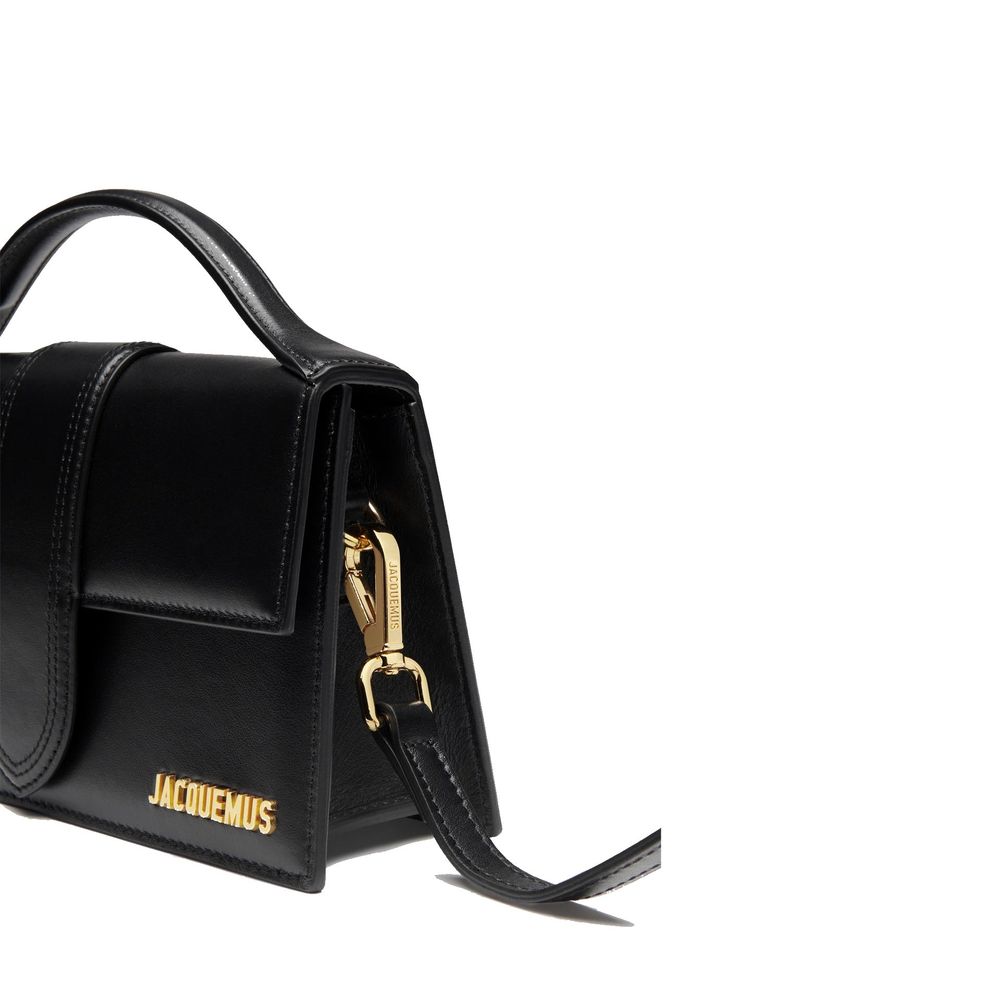 Jacquemus Le Grand Bambino Leather Bag - Gold Logo - Beyzy Store - Jacquemus