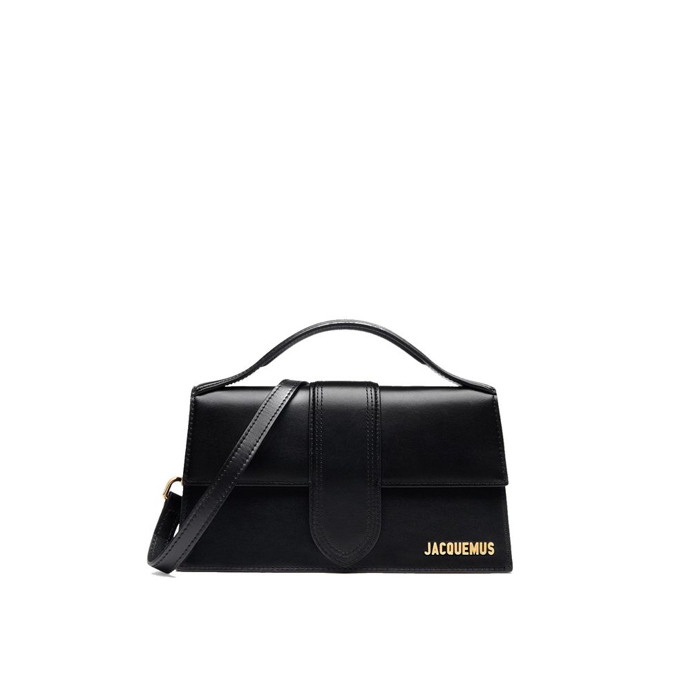 Jacquemus Le Grand Bambino Leather Bag - Gold Logo - Beyzy Store - Jacquemus