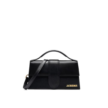 Jacquemus Le Grand Bambino Leather Bag - Gold Logo - Beyzy Store - Jacquemus