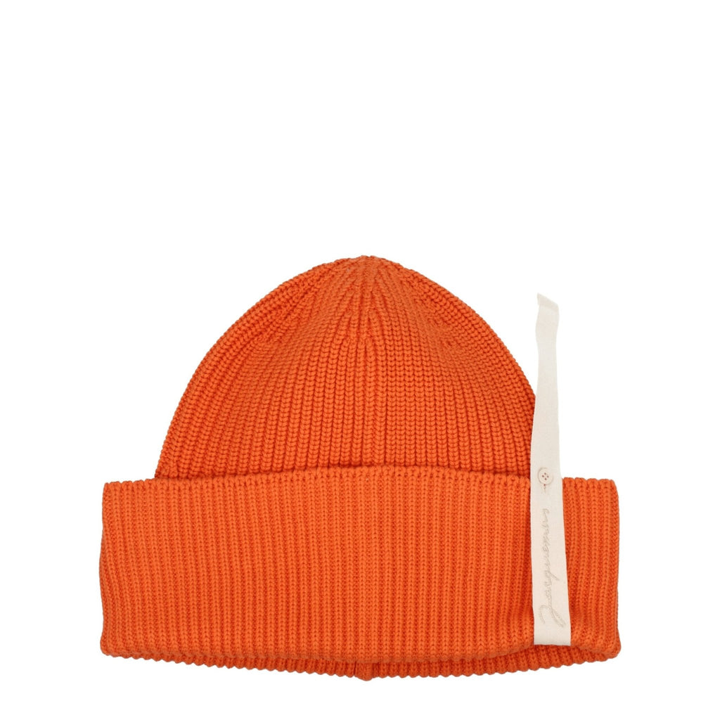 Jacquemus Orange Cotton Beanie - Beyzy Store - Jacquemus