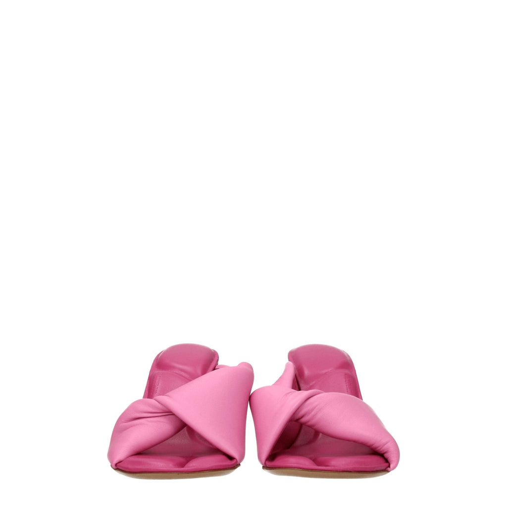 Jacquemus Pink Leather Sandal - Beyzy Store - Jacquemus
