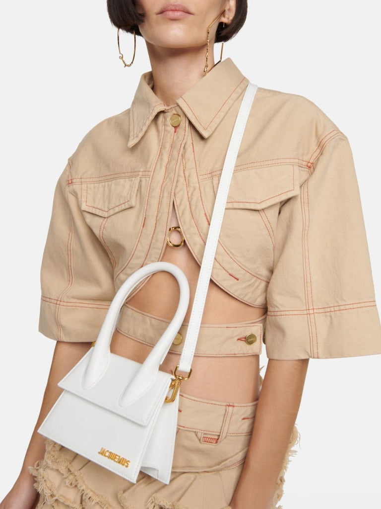 Jacquemus White Le Chiquito Moyen Bag - Beyzy Store - Jacquemus