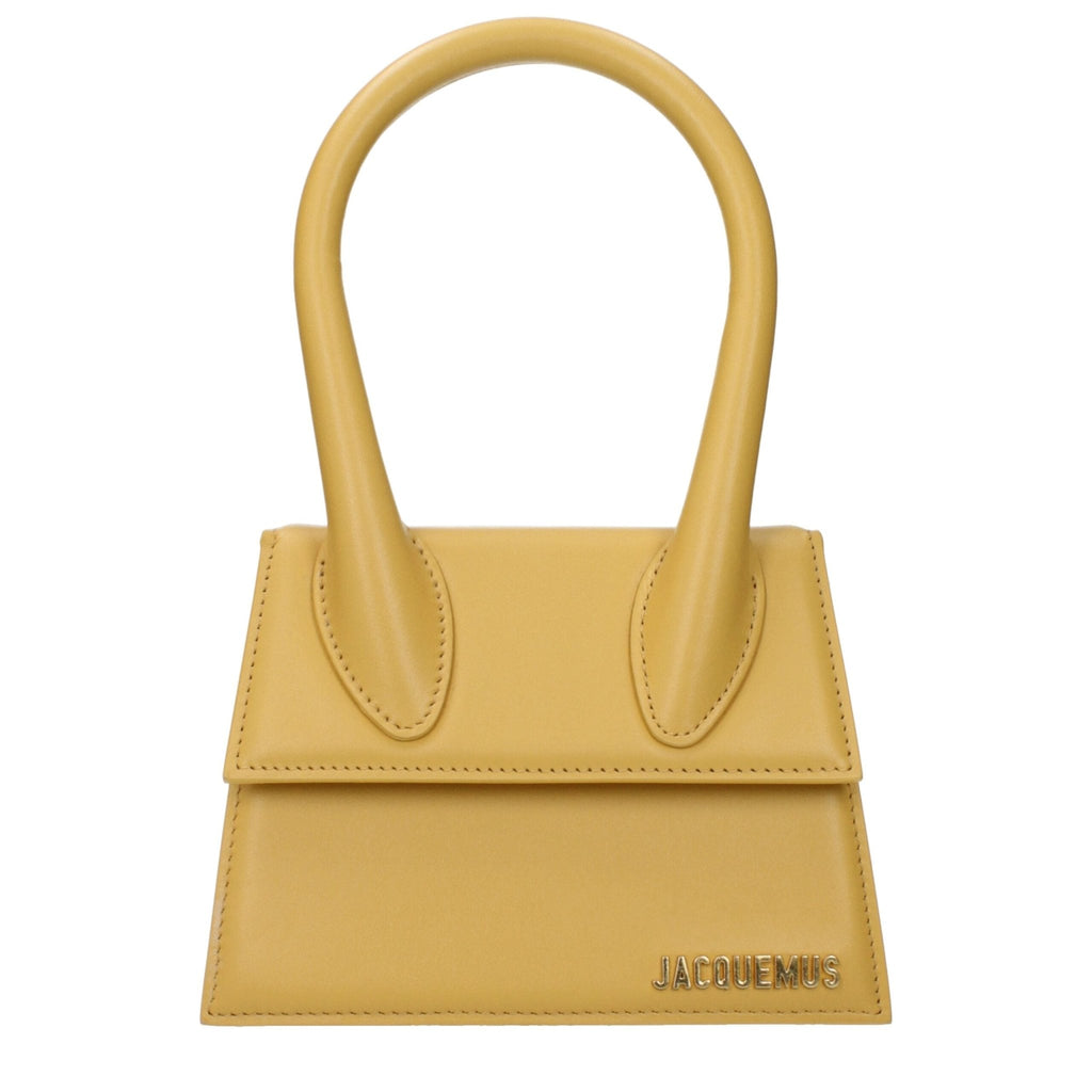 Jacquemus Yellow Leather Handbag - Beyzy Store - Jacquemus