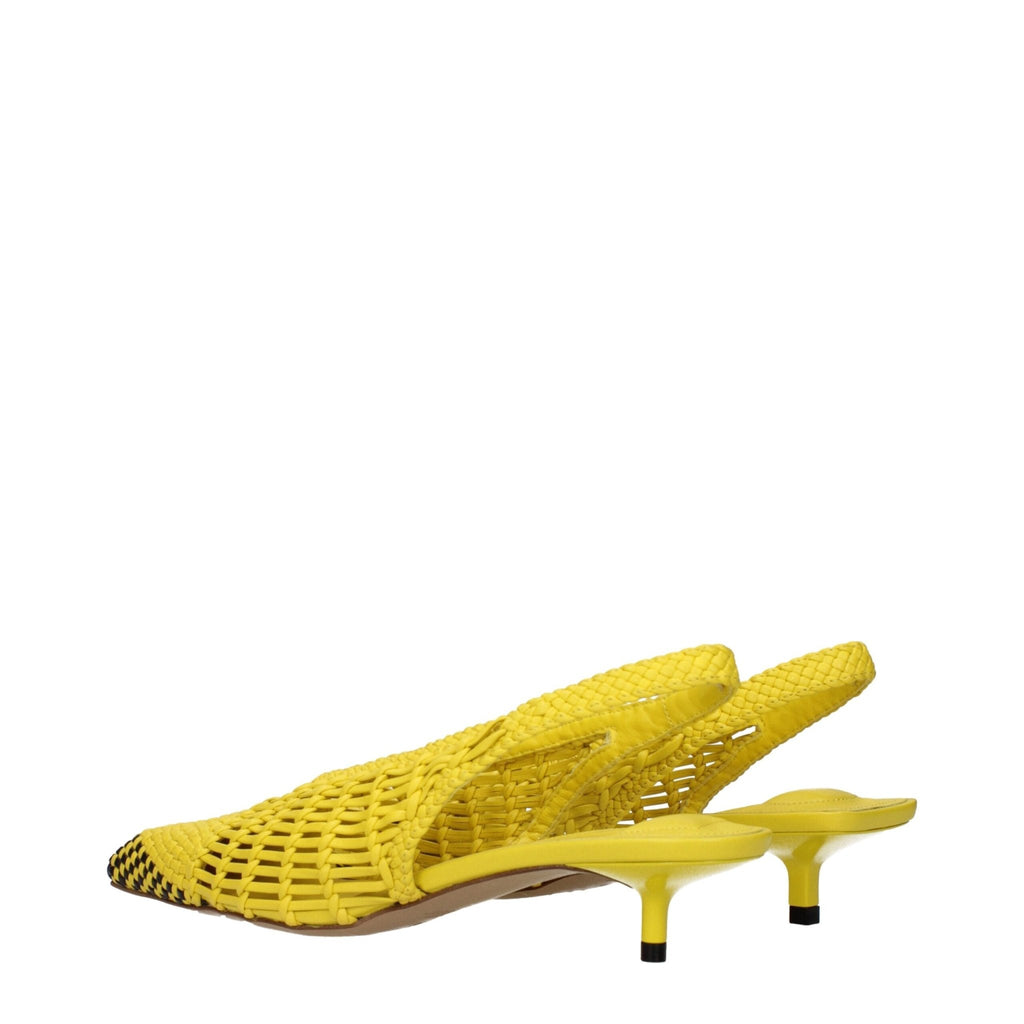 Jacquemus Yellow Leather Sandals - Beyzy Store - Jacquemus