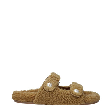 Jimmy Choo Brown Fabric Slipper - Beyzy Store - Jimmy Choo