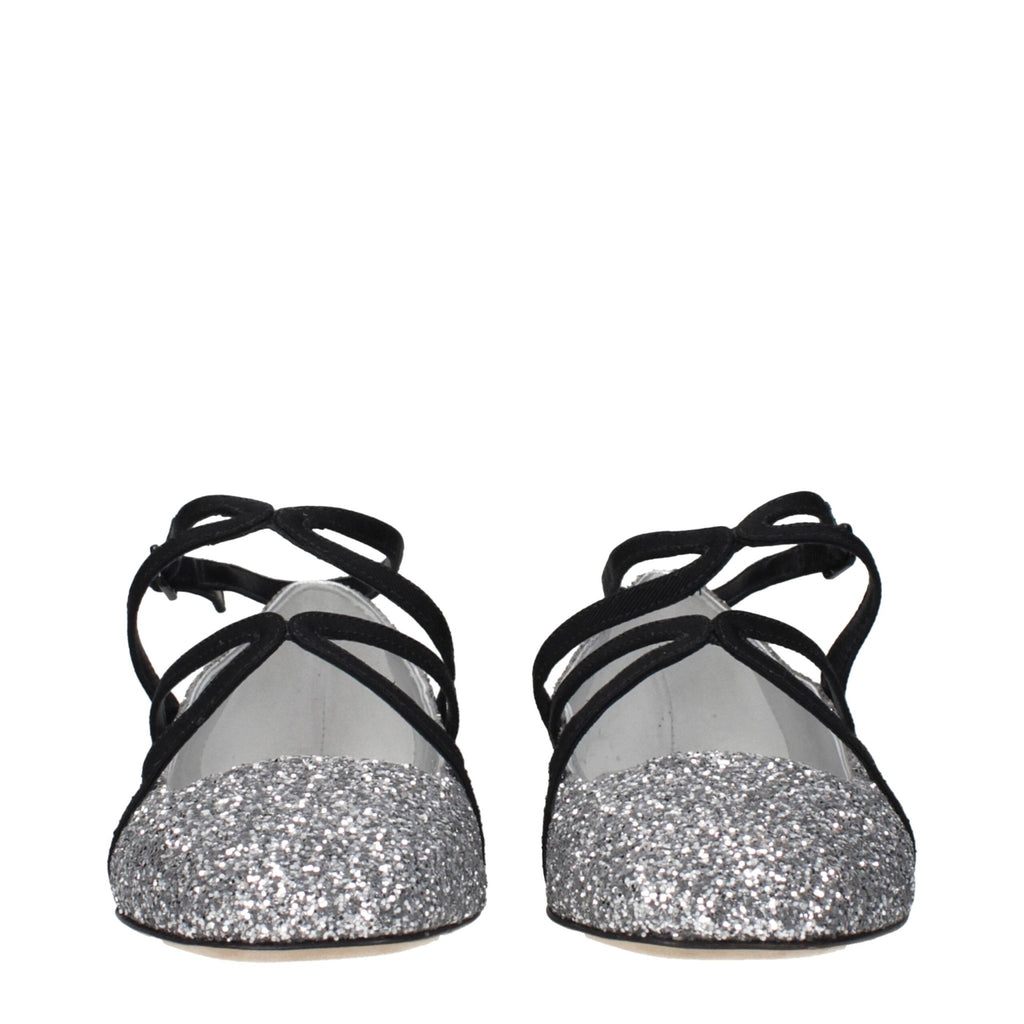 Jimmy Choo Gray Plastic Ballet Flats - Beyzy Store - Jimmy Choo
