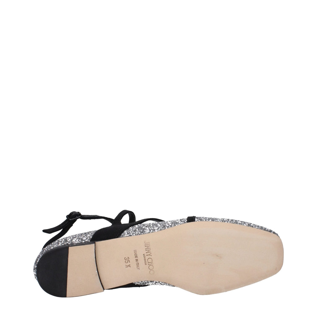 Jimmy Choo Gray Plastic Ballet Flats - Beyzy Store - Jimmy Choo