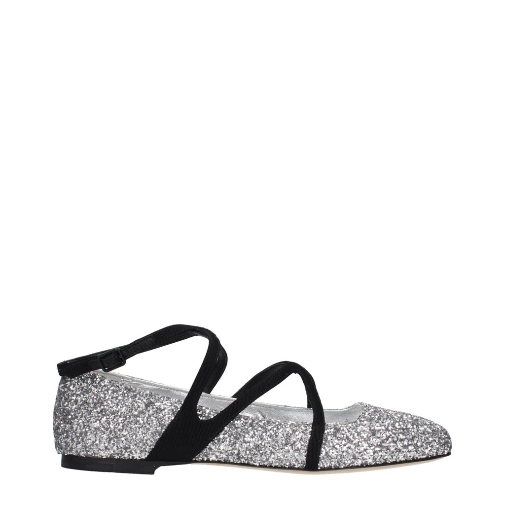 Jimmy Choo Gray Plastic Ballet Flats - Beyzy Store - Jimmy Choo