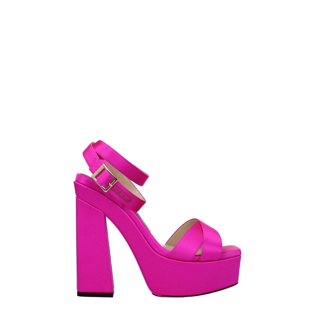 Jimmy Choo Pink Satin Sandal - Beyzy Store - Jimmy Choo