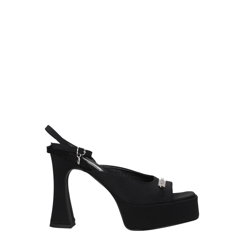 Karl Lagerfeld Black Fabric Sandal - Beyzy Store - Karl Lagerfeld