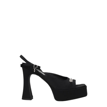 Karl Lagerfeld Black Fabric Sandal - Beyzy Store - Karl Lagerfeld