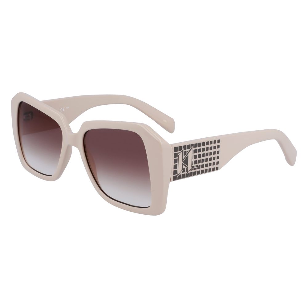 Karl Lagerfeld White Injected Sunglasses - Beyzy Store - Karl Lagerfeld