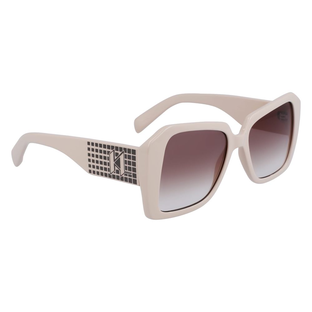 Karl Lagerfeld White Injected Sunglasses - Beyzy Store - Karl Lagerfeld